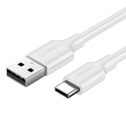 Dátový a nabíjací kábel USB-A - USB-C UGREEN US287, 18W, 1.5m, Biela