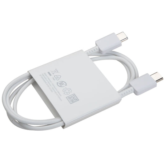 Dátový a nabíjací kábel USB-C - USB-C Samsung EP-DN980BWE, 25W, 1m, Biely GH39-02115A
