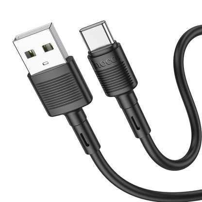 Dátový a nabíjací kábel USB-A - USB-C HOCO X83 Victory, 20W, 1m, Čierny