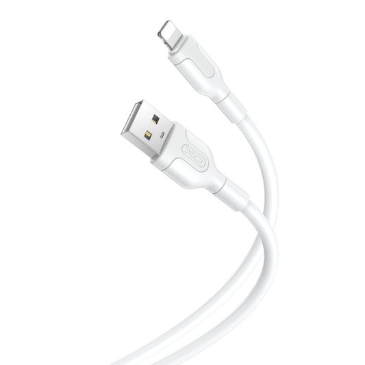 Dátový a nabíjací kábel USB-A - Lightning XO Design NB212, 18W, 1m, Biela