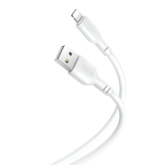 Dátový a nabíjací kábel USB-A - Lightning XO Design NB103, 18 W, 1 m, biely 
