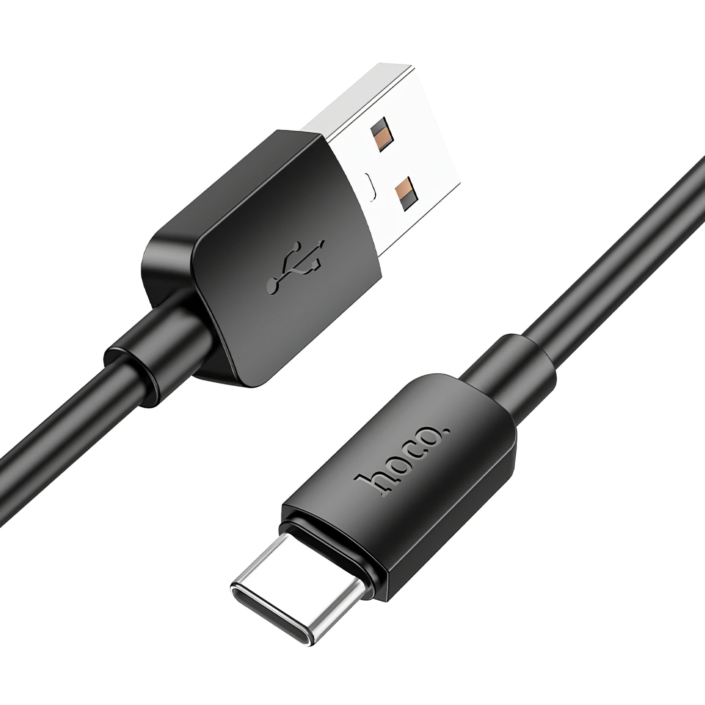 Dátový a nabíjací kábel USB-A - USB-C HOCO X96, 27W, 0.25m, Čierny
