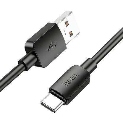 Dátový a nabíjací kábel USB-A - USB-C HOCO X96, 27W, 0.25m, Čierny