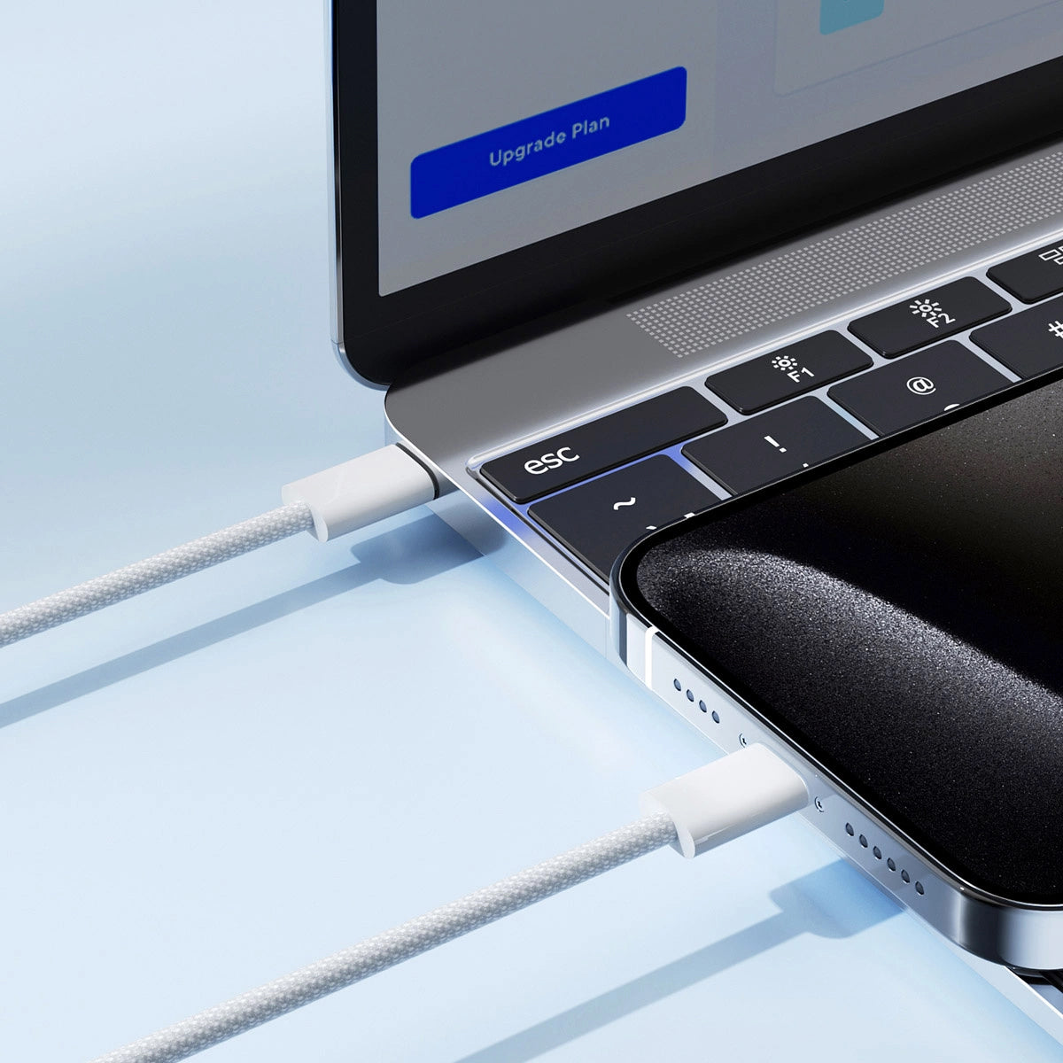 Dátový a nabíjací kábel USB-C - USB-C Joyroom S-A45, 60 W, 1 m, biely 