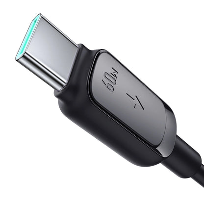Dátový a nabíjací kábel USB-C - USB-C Joyroom A14, 60W, 1.2m, čierny