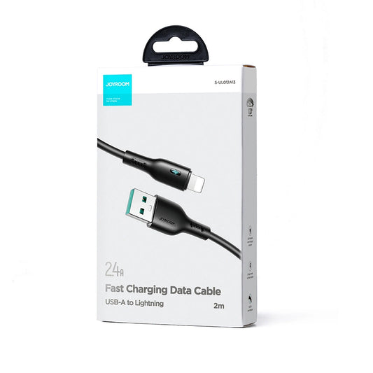 Dátový a nabíjací kábel USB-A - Lightning Joyroom A13, 18W, 2m, čierny