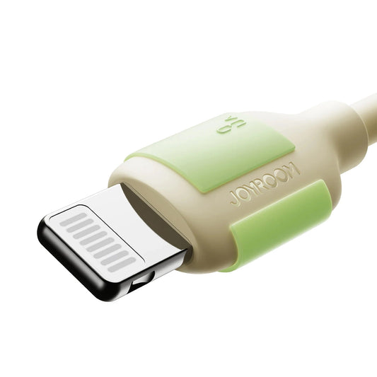 Dátový a nabíjací kábel USB-A - Lightning Joyroom S-A53, 18W, 1.2m, Béžový