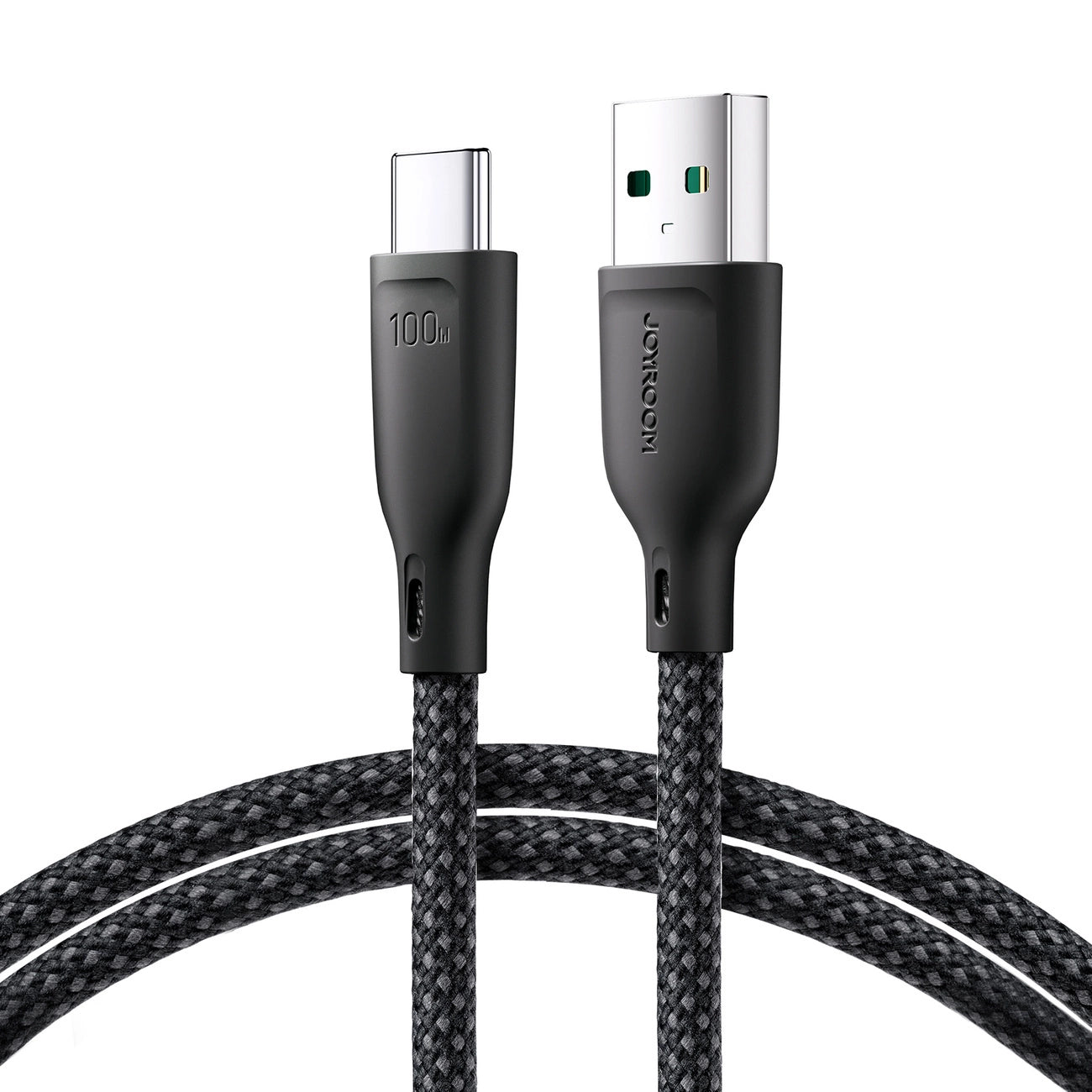Dátový a nabíjací kábel USB-A - USB-C Joyroom Multi-Color S-A34, 100W, 1m, čierny