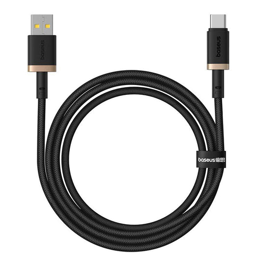 Baseus Dura Series USB-A to USB-C Data and Charging Cable, 60W, 1m, Gold P10377802U01-00