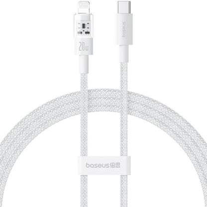 Dátový a nabíjací kábel USB-C - Lightning Baseus Gem, 20W, 1m, Biela P10373001211-00