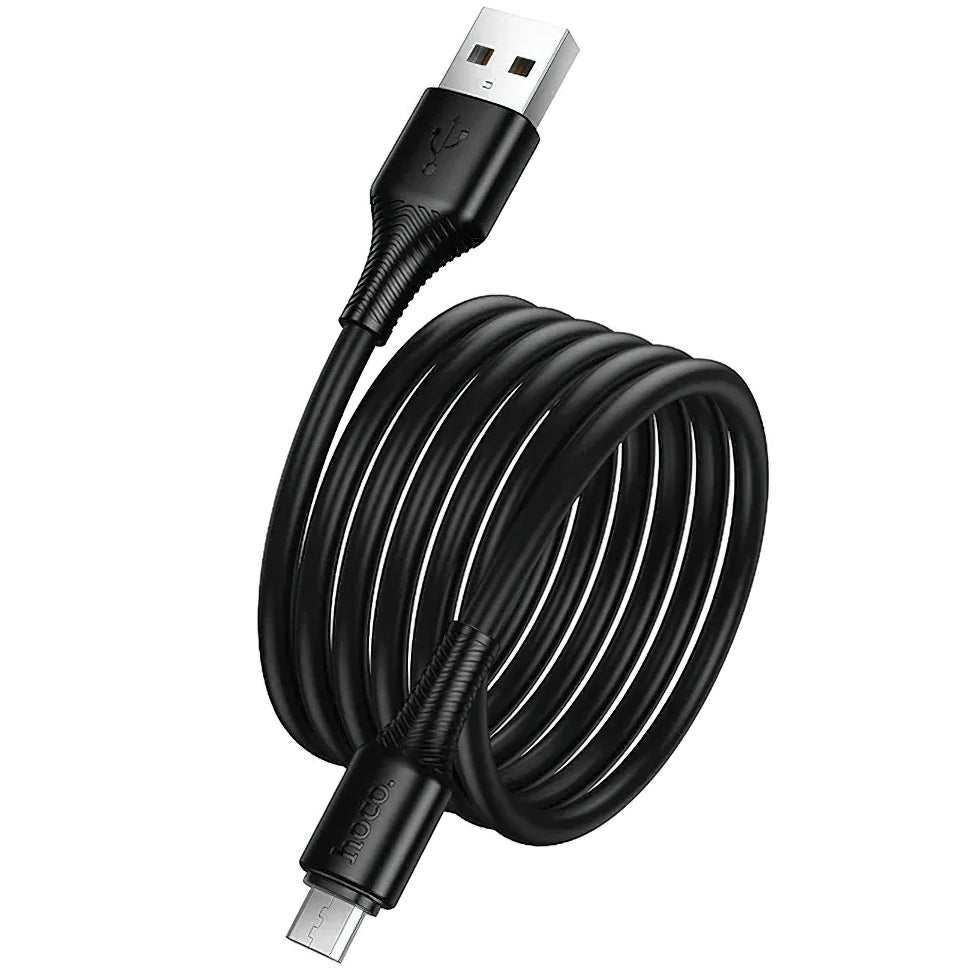 Dátový a nabíjací kábel USB-A - microUSB HOCO X120, 18W, 1m, čierny