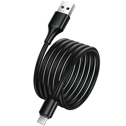 Dátový a nabíjací kábel USB-A - microUSB HOCO X120, 18W, 1m, čierny