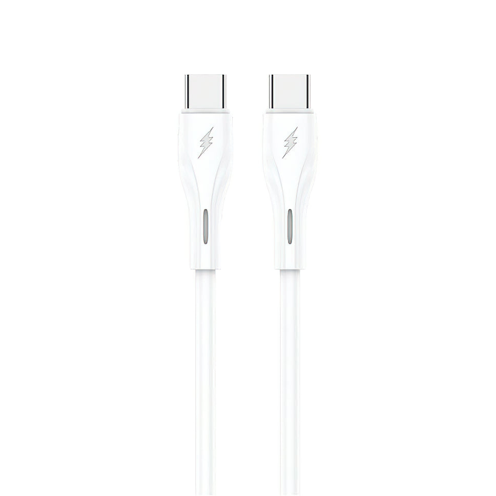 USB-C Data and Charging Cable - USB-C Sendem M36C, 66W, 1m, White
