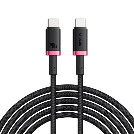 Dátový a nabíjací kábel USB-C - USB-C Baseus Dura Series, 240W, 1m, Červený P10377803U03-01