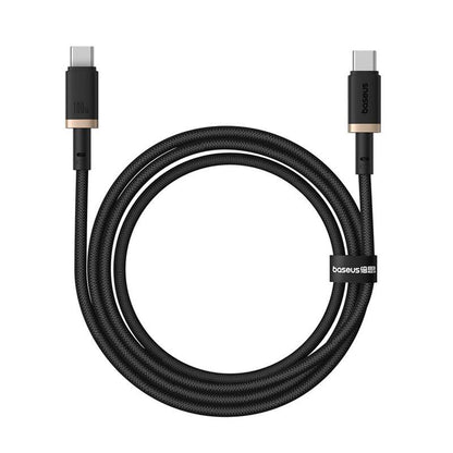 Dátový a nabíjací kábel USB-C - USB-C Baseus Dura Series, 100W, 1m, Zlatý P10377803U01-00