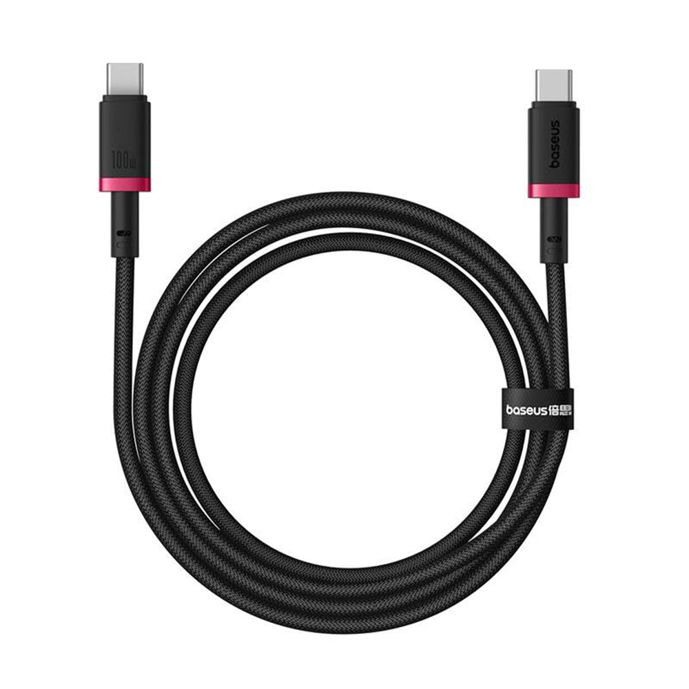 Dátový a nabíjací kábel USB-C - USB-C Baseus Dura Series, 100W, 1m, Červený P10377803U01-01