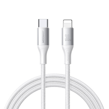 Dátový a nabíjací kábel USB-C - Lightning Joyroom S-A28 Flash, 30W, 1m, Biela