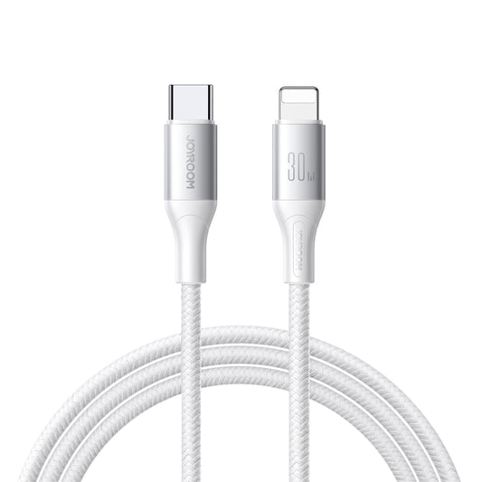 Dátový a nabíjací kábel USB-C - Lightning Joyroom S-A28 Flash, 30W, 1m, Biela