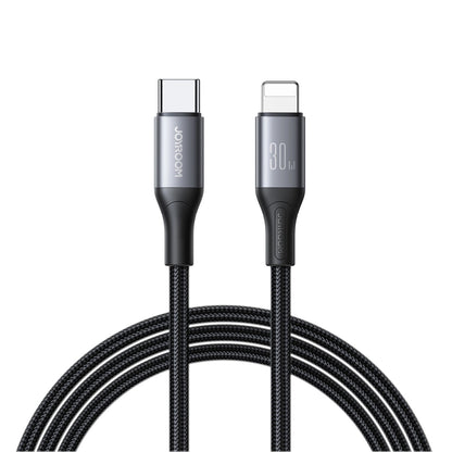 Dátový a nabíjací kábel USB-C - Lightning Joyroom S-A28 Flash, 30W, 1m, čierny