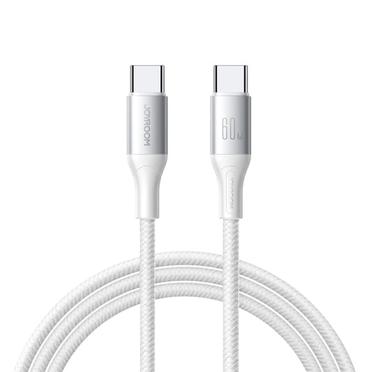 Dátový a nabíjací kábel USB-C - USB-C Joyroom S-A28 Flash, 60W, 1m, Biela