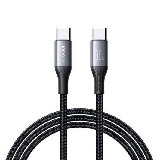 Dátový a nabíjací kábel USB-C - USB-C Joyroom S-A28 Flash, 60W, 1m, čierny