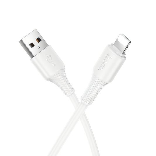 Dátový a nabíjací kábel USB-A - Lightning HOCO X120, 18W, 1m, Biela