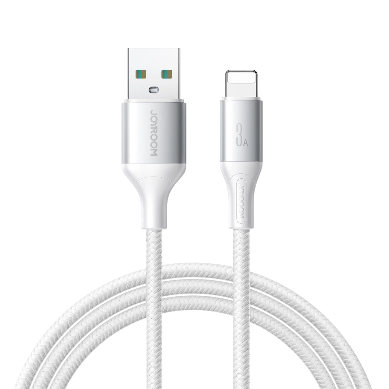Dátový a nabíjací kábel USB-A - Lightning Joyroom S-A28 Flash, 18W, 2m, Biela