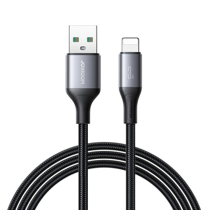 Dátový a nabíjací kábel USB-A - Lightning Joyroom S-A28 Flash, 18W, 2m, čierny