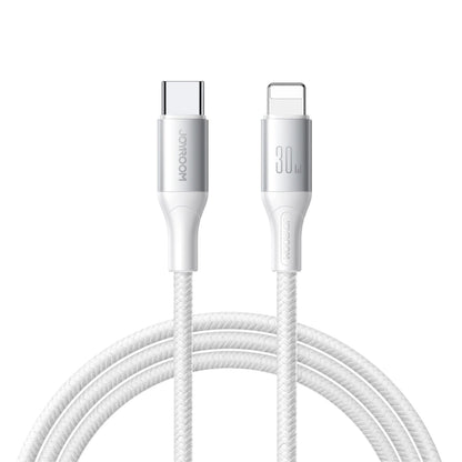 Dátový a nabíjací kábel USB-C - Lightning Joyroom S-A28 Flash, 30W, 2m, Biela