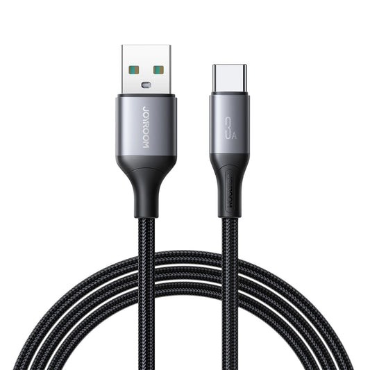 Dátový a nabíjací kábel USB-A - USB-C Joyroom S-A28 Flash, 30W, 2m, čierny