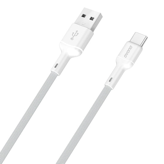 Dátový a nabíjací kábel USB-A - USB-C Dudao L9T, 100W, 1m, Biela