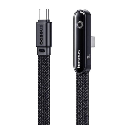 Dátový a nabíjací kábel USB-C - USB-C Baseus MVP 3, 100W, 1m, Čierny P10382500121-00