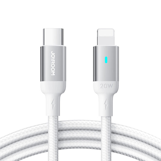 Dátový a nabíjací kábel USB-C - Lightning Joyroom S-A10, 20W, 1.2m, biely