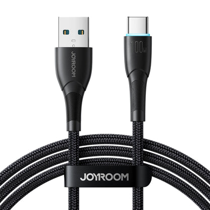 Dátový a nabíjací kábel USB-A - USB-C Joyroom S-A32, 100W, 1m, čierny