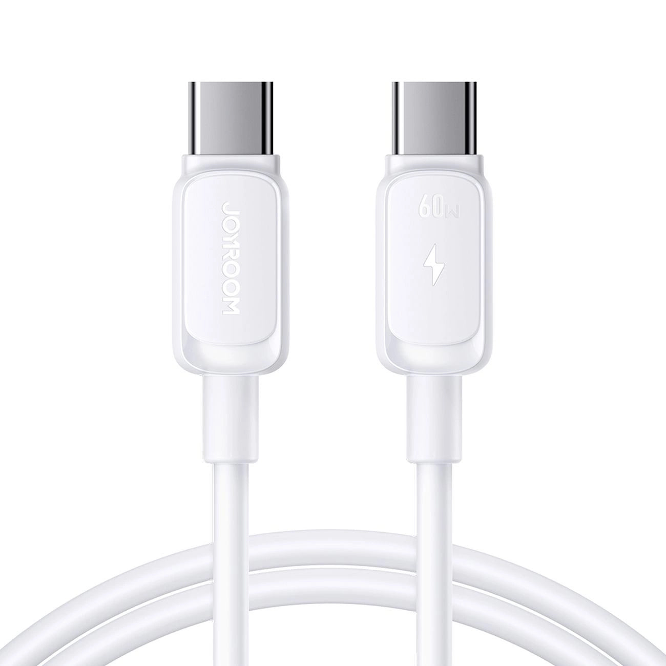 Dátový a nabíjací kábel USB-C - USB-C Joyroom S-A14, 60W, 1.2m, Biela