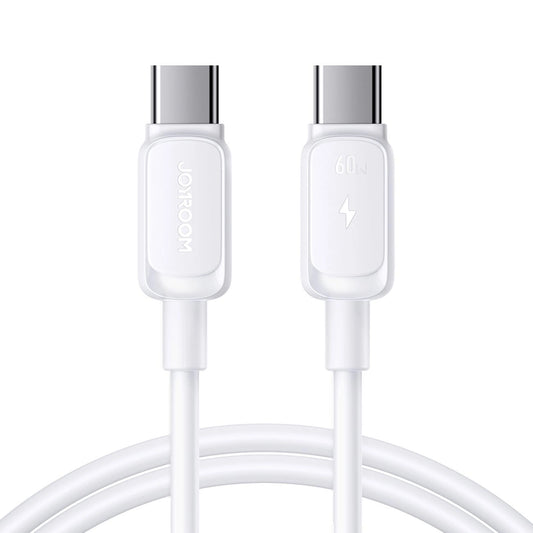 Dátový a nabíjací kábel USB-C - USB-C Joyroom S-A14, 60W, 1.2m, Biela