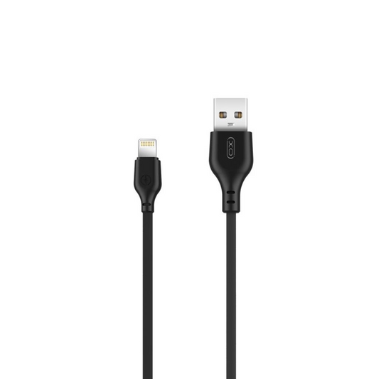Dátový a nabíjací kábel USB-A - Lightning XO Design NB103, 18W, 1m, čierny