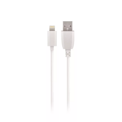 USB-A to Lightning MaXlife Data and Charging Cable, 5W, 1m, White