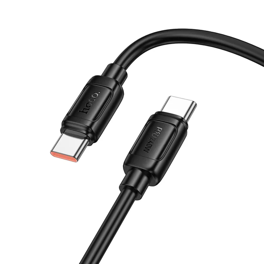 Dátový a nabíjací kábel USB-C - USB-C HOCO X115, 240W, 1m, čierny
