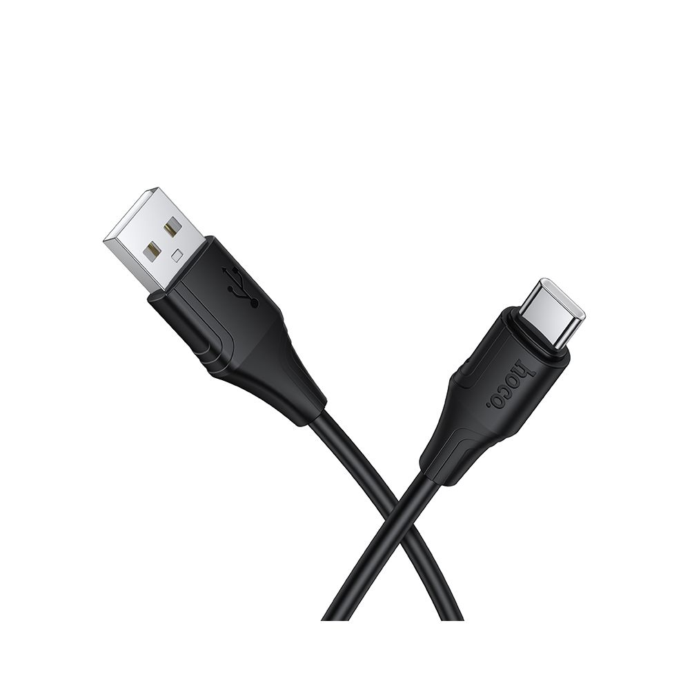 Dátový a nabíjací kábel USB-A - USB-C HOCO X124, 18W, 1m, čierny