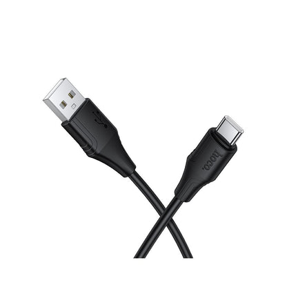 Dátový a nabíjací kábel USB-A - USB-C HOCO X124, 18W, 1m, čierny