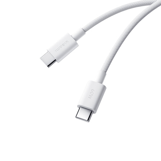 Dátový a nabíjací kábel USB-C - USB-C Xiaomi, 60W, 1m, Biely BHR0878GL