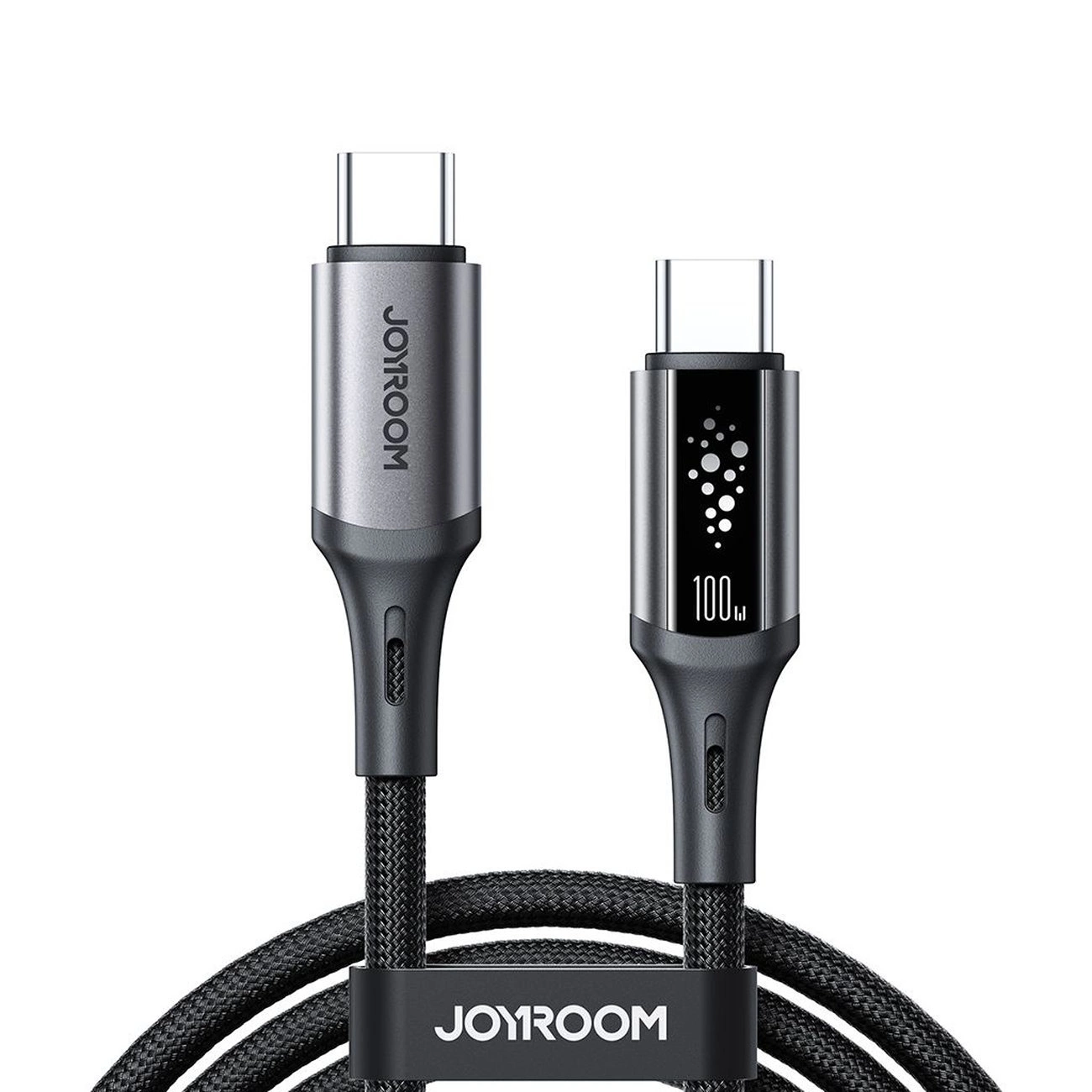 Dátový a nabíjací kábel USB-C - USB-C Joyroom S-A60 StarTalk, 100W, 1.2m, čierny
