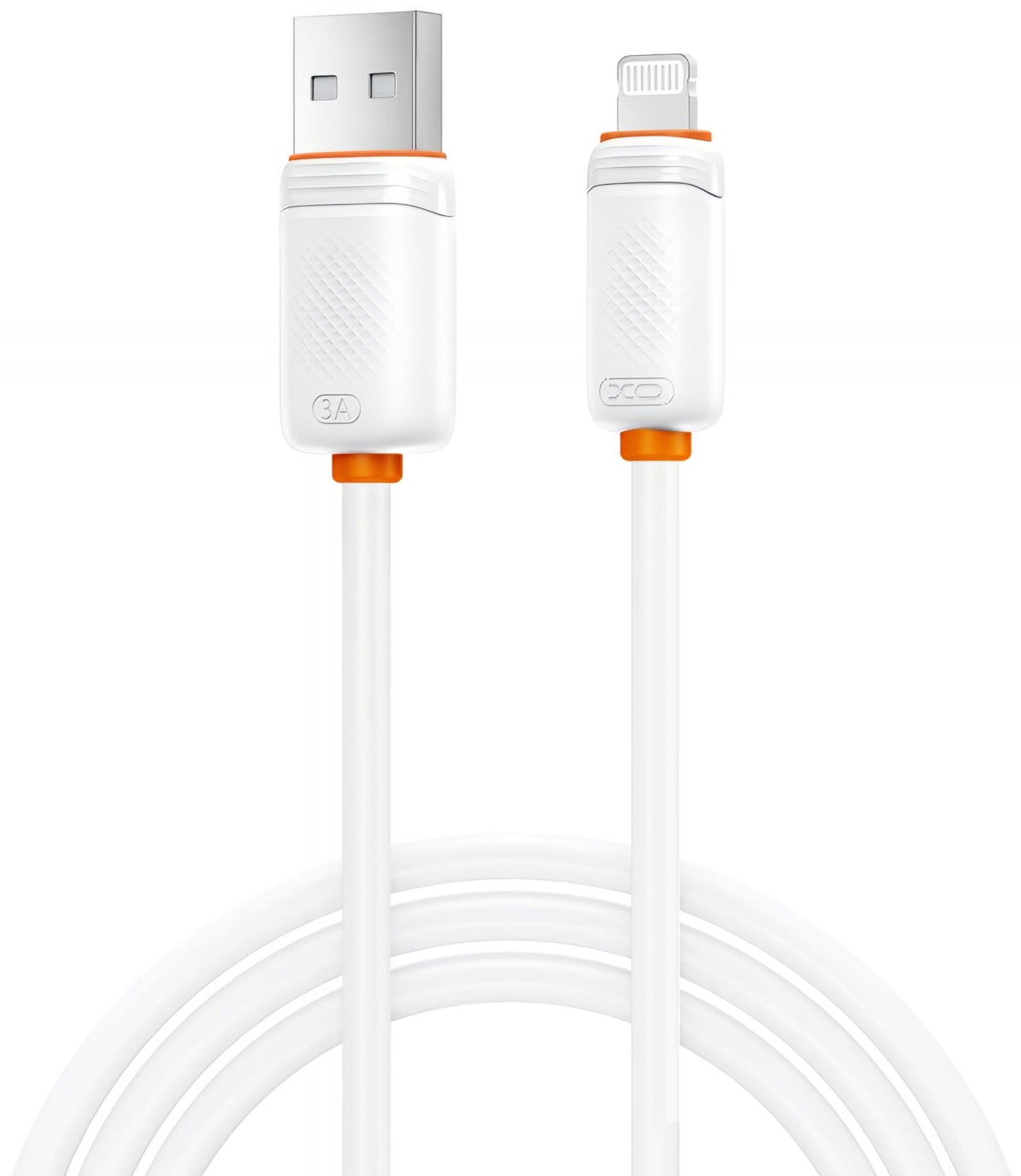 Dátový a nabíjací kábel USB-A - Lightning XO Design NB302, 18W, 1m, Biela