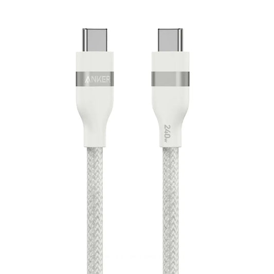 USB-C Data and Charging Cable - USB-C Anker, 240W, 0.9m, White A82E2H21