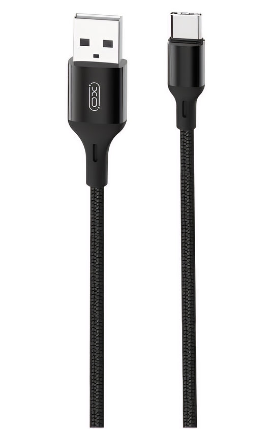 Dátový a nabíjací kábel USB-A - USB-C XO Design NB143, 18W, 2m, čierny