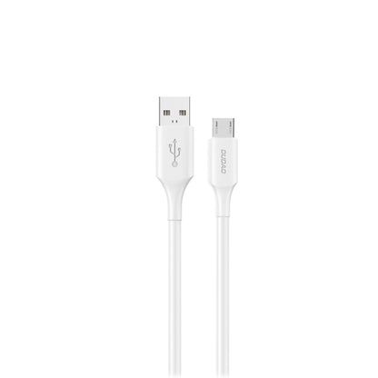 Dátový a nabíjací kábel USB-A - microUSB Dudao L2SM, 18W, 1.2m, Biela