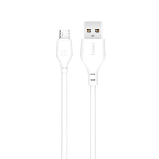 Dátový a nabíjací kábel USB-A - microUSB XO Design NB103, 18W, 1m, Biela