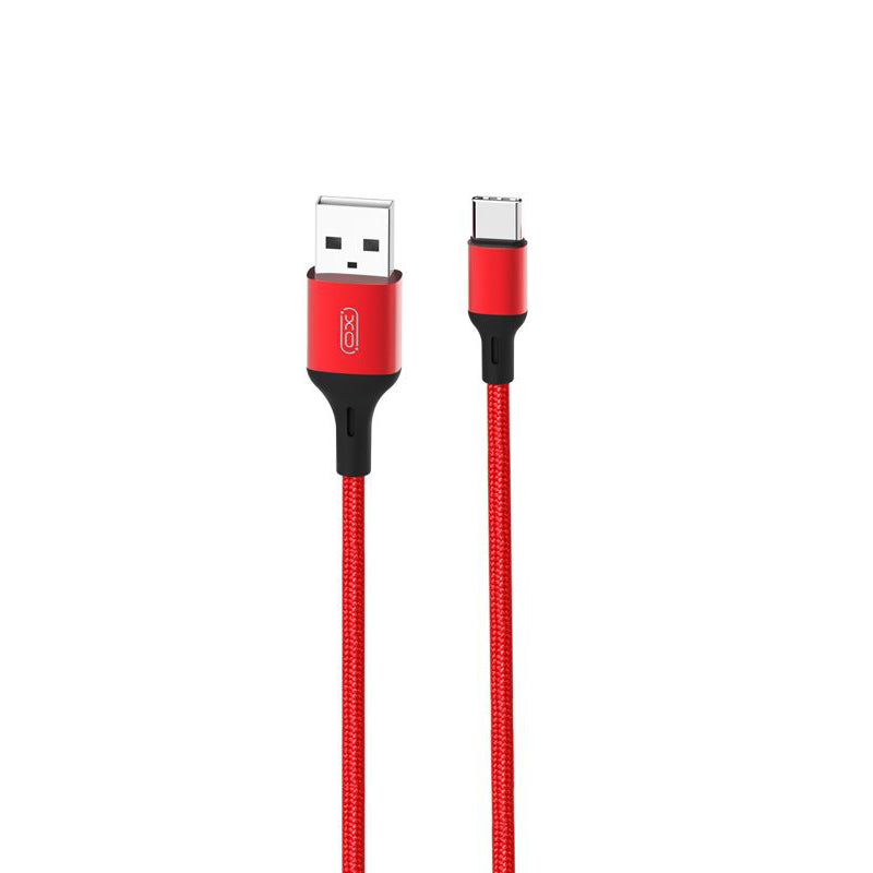 Dátový a nabíjací kábel USB-A - USB-C XO Design NB143, 18W, 2m, Červený