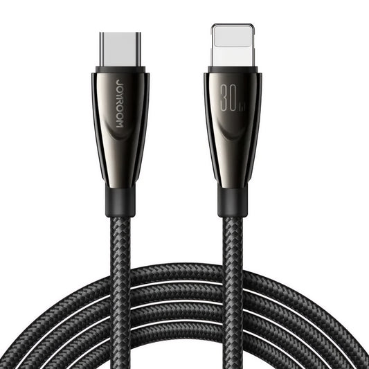 Dátový a nabíjací kábel USB-C - Lightning Joyroom S-A31, 30W, 1.2m, čierny